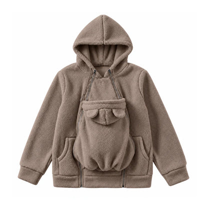 Cozy Fleece Babywearing Hoodie