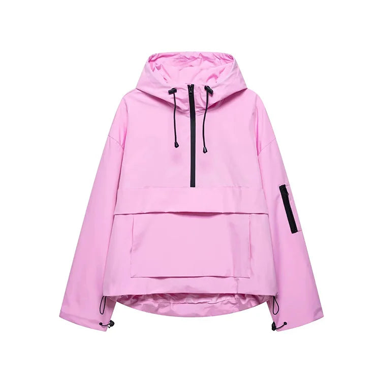 Women's All-Weather Waterproof Hooded Jacket