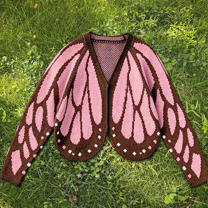 Butterfly Wing Knit Cardigan