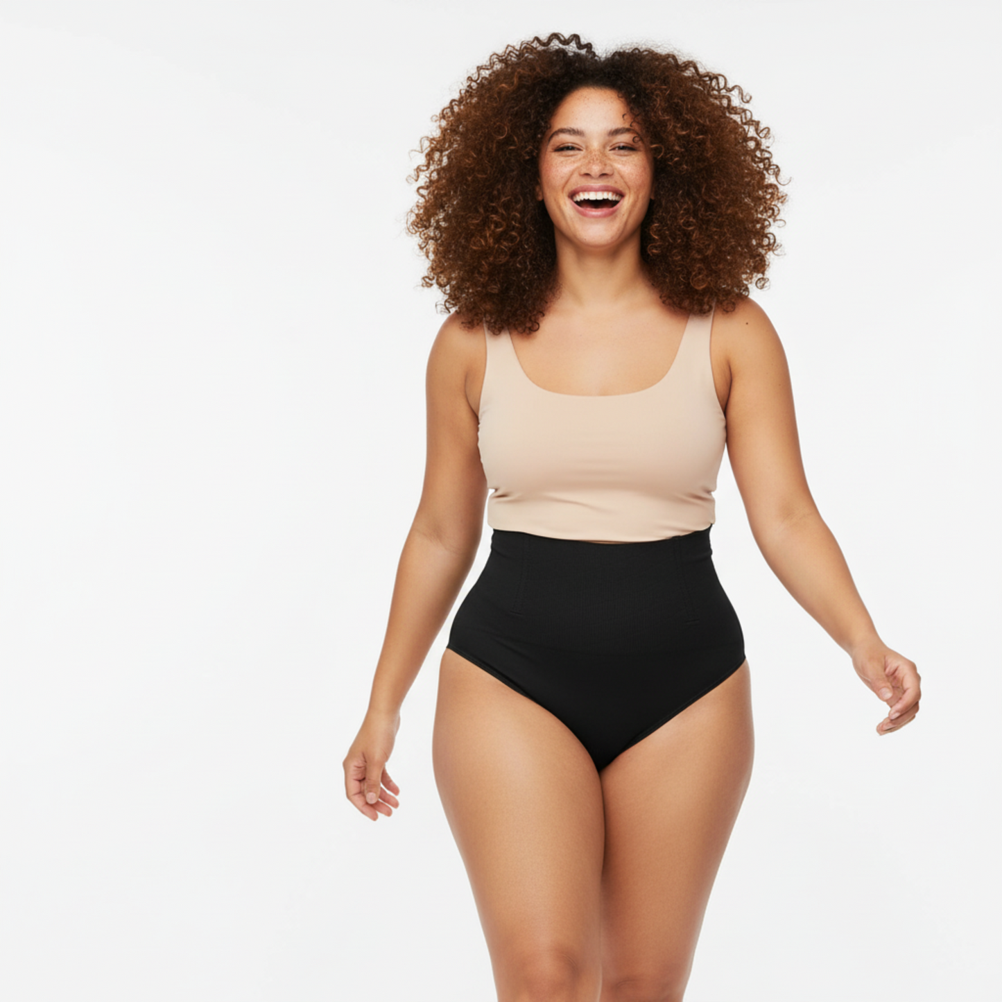 High-Waist Shaping Thong - Tummy Control & Butt Lift Shapewear