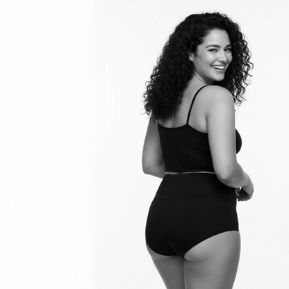 Cotton High-Waist Briefs - 4-Pack Multicolor Set