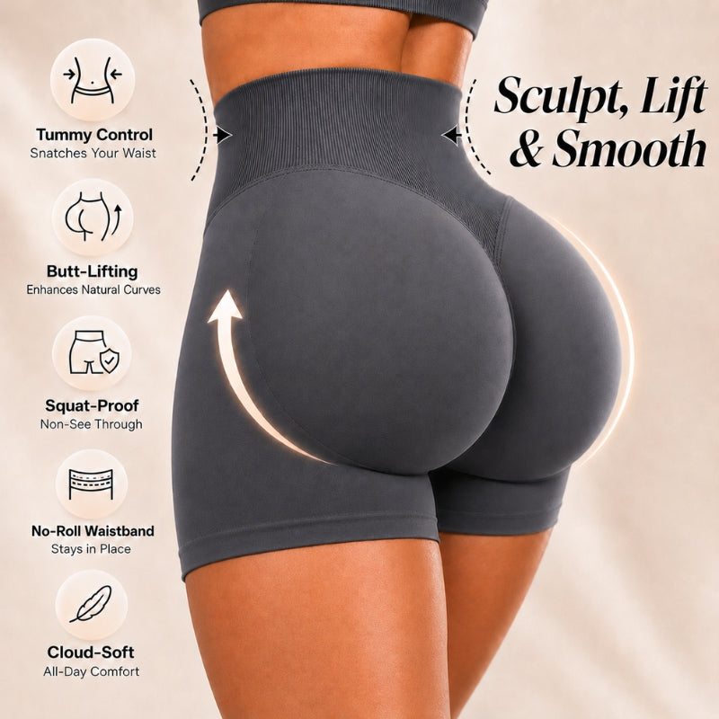 ContourLift High-Waist Sculpting Shorts