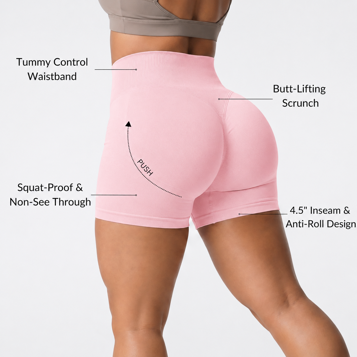 ContourLift High-Waist Sculpting Shorts